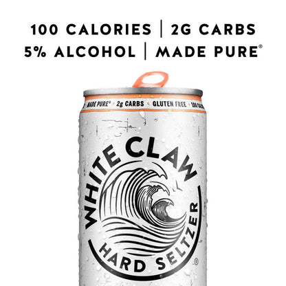 White Claw Seltzer Peach 6pk 12oz Can 5.0% ABV