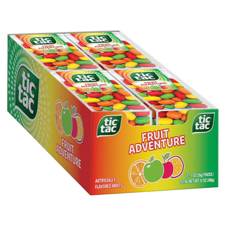 Tic Tac Fruit Adventure, 1.7oz 12 CT