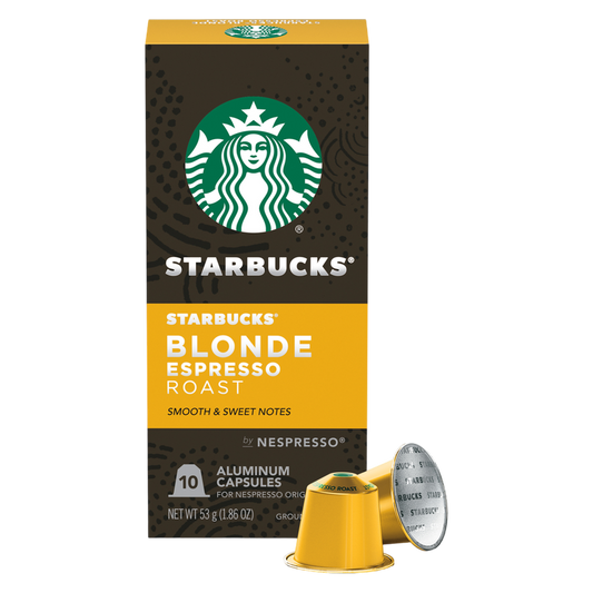 Starbucks By Nespresso Blonde Espresso Roast 10ct Capsules