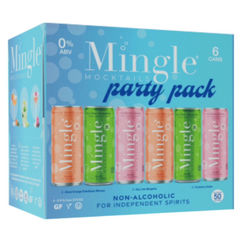 Mingle Mocktails Party Variety Pack 6pk 12oz Can