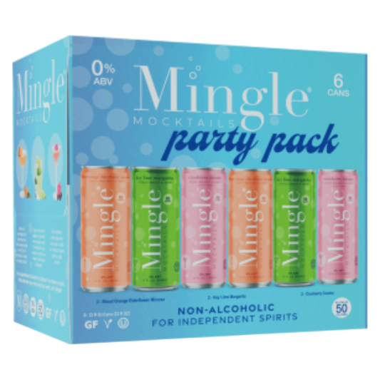Mingle Mocktails Party Variety Pack 6pk 12oz Can
