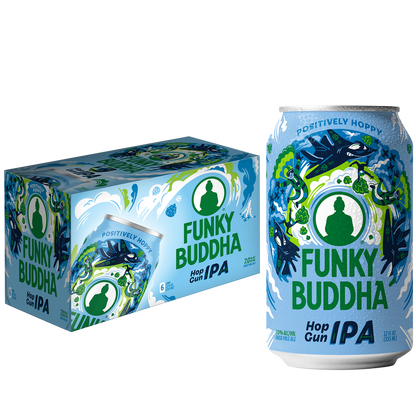 Funky Buddha Hop Gun IPA 6pk 12oz Can 7.0% ABV