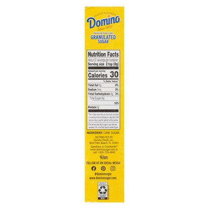 Domino Pure Cane Granulated Sugar 1lb