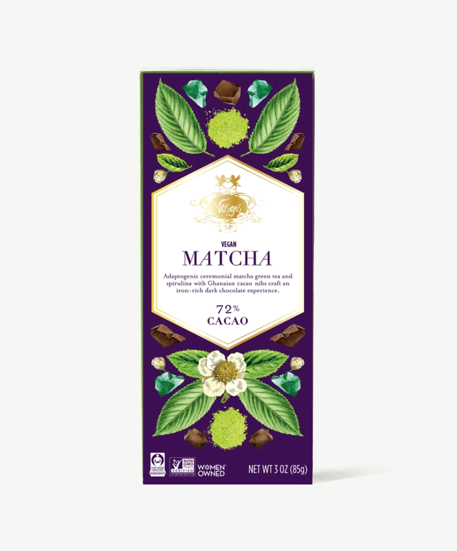 Vosges Haut-Chocolat Vegan Matcha Chocolate Bar, 3 oz