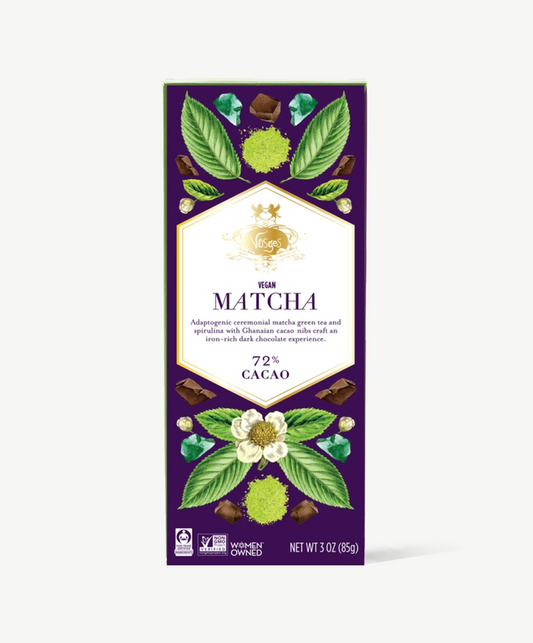 Vosges Haut-Chocolat Vegan Matcha Chocolate Bar, 3 oz