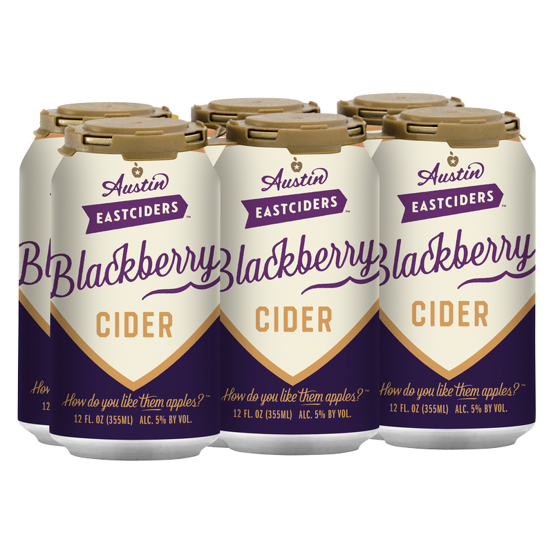 Austin Eastciders Blackberry 6pk 12oz Can 5.0% ABV