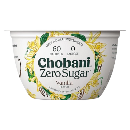 Chobani Zero Sugar Vanilla Greek Yogurt - 5.3oz