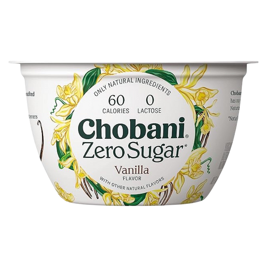 Chobani Zero Sugar Vanilla Greek Yogurt - 5.3oz