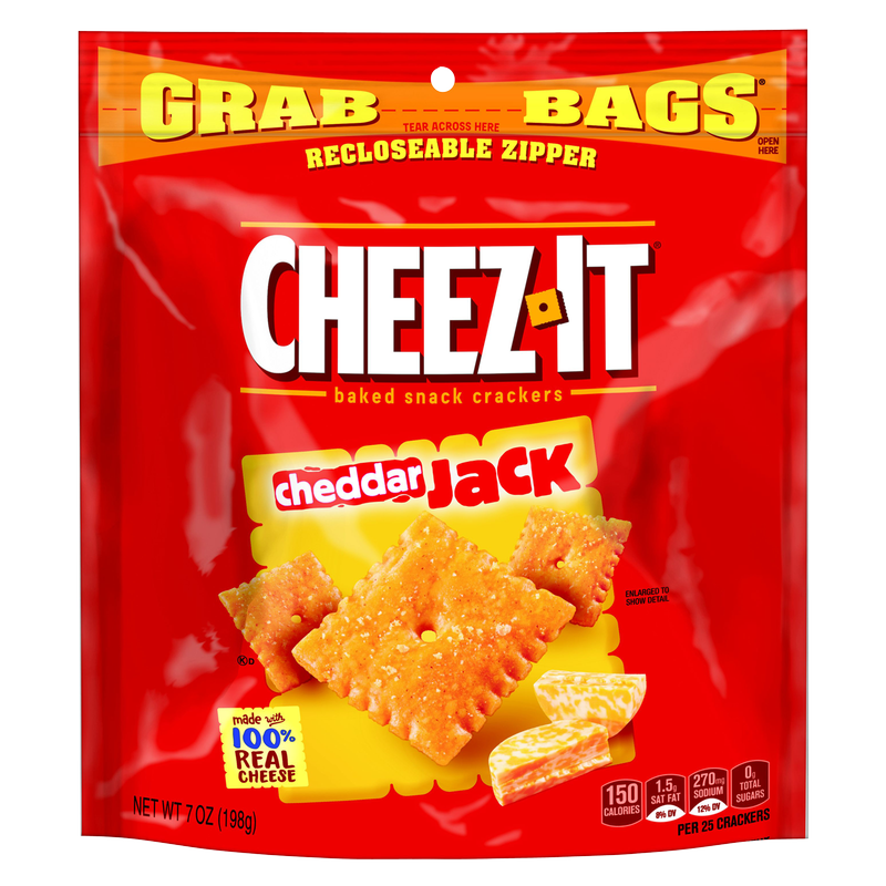 Cheez-It Cheddar Jack Snack Crackers 7oz