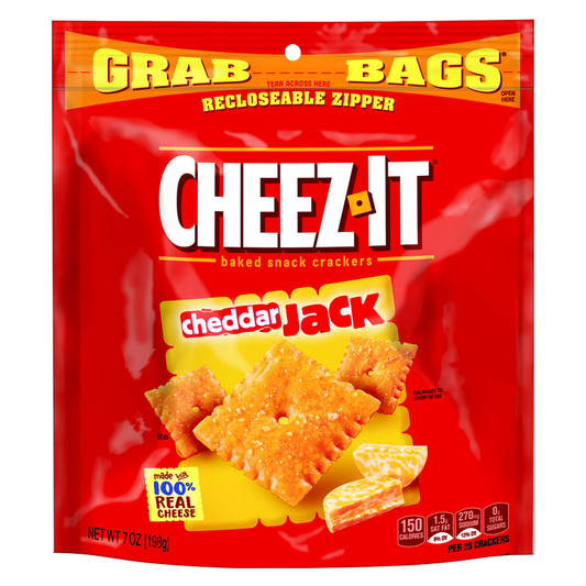 Cheez-It Cheddar Jack Snack Crackers 7oz
