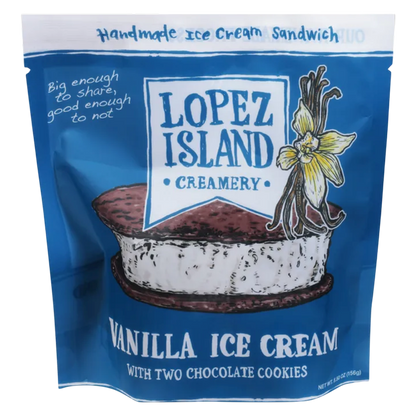 Lopez Island Vanilla Ice Cream Sandwich, 5.75 oz