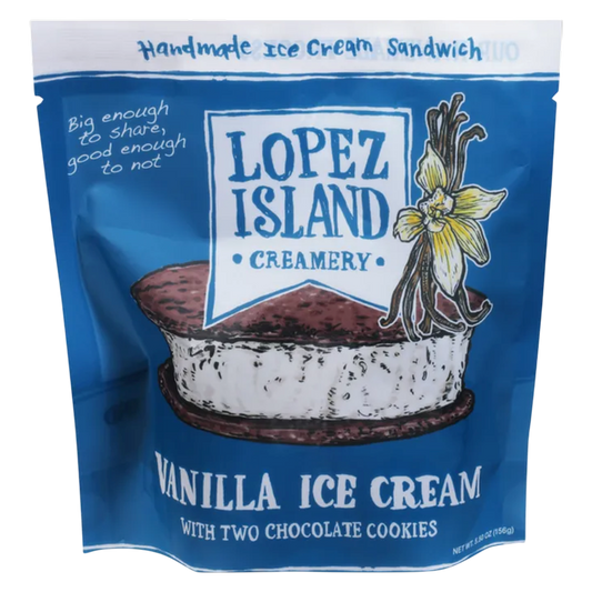 Lopez Island Vanilla Ice Cream Sandwich, 5.75 oz