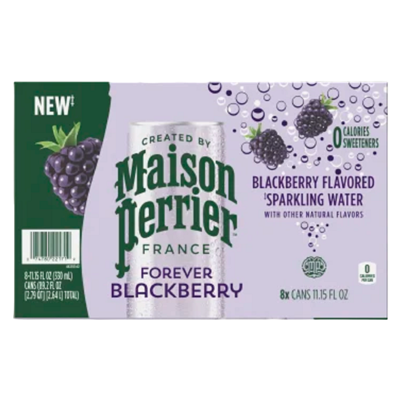 Maison Perrier Sparkling Forever Blackberry 8pk 11.15oz Can