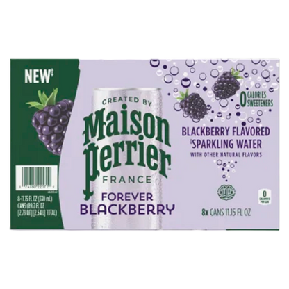 Maison Perrier Sparkling Forever Blackberry 8pk 11.15oz Can