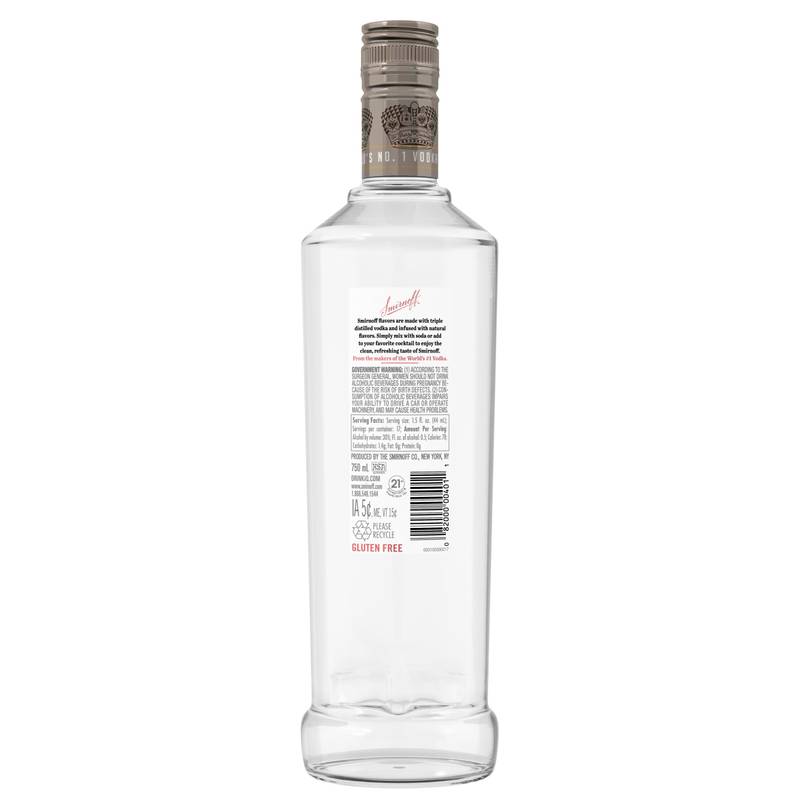 Smirnoff Vanilla Vodka 750ml (70 Proof)