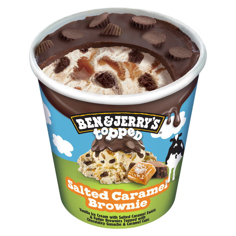 Ben & Jerry's Topped Salted Caramel Brownie Ice Cream Pint