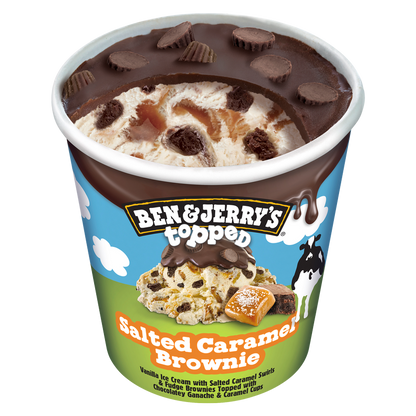 Ben & Jerry's Topped Salted Caramel Brownie Ice Cream Pint