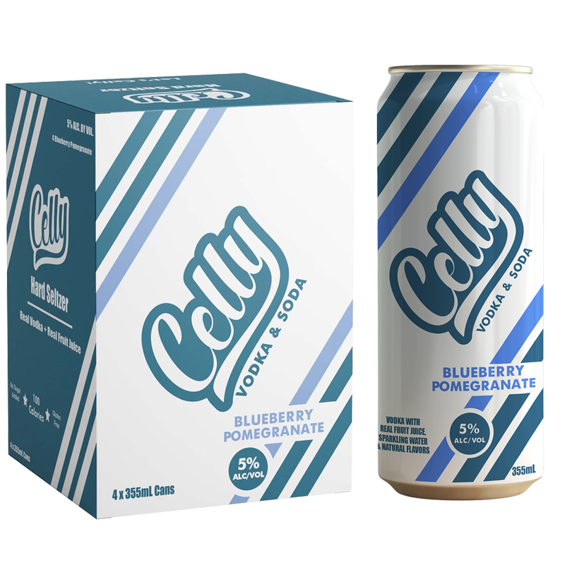 Celly Blueberry Pomegranate 4pk 12oz  (10 Proof)