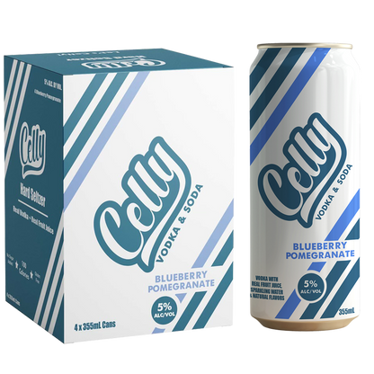 Celly Blueberry Pomegranate 4pk 12oz  (10 Proof)