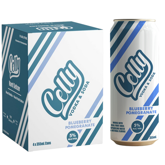 Celly Blueberry Pomegranate 4pk 12oz  (10 Proof)