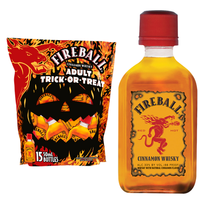 Fireball Trick or Treat 50ml 15pk (33 proof)