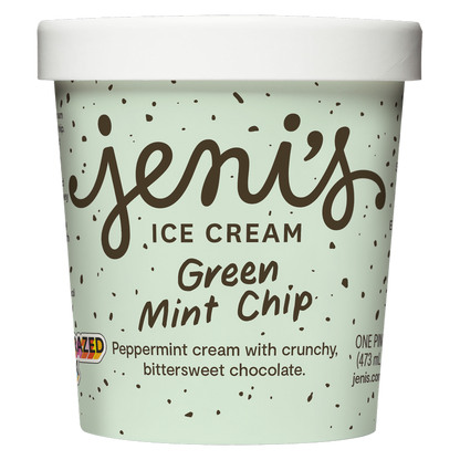 Jeni's Green Mint Chip Pint