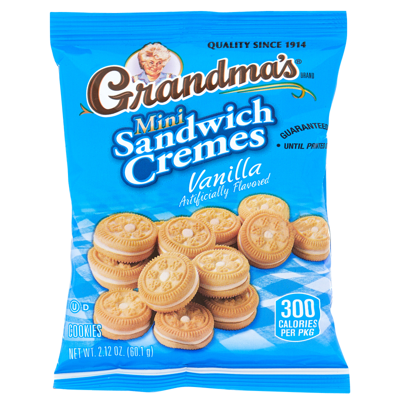 Grandma's Mini Vanilla Sandwich Cremes 2.12oz