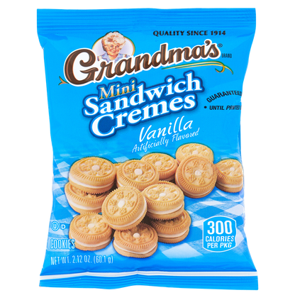 Grandma's Mini Vanilla Sandwich Cremes 2.12oz