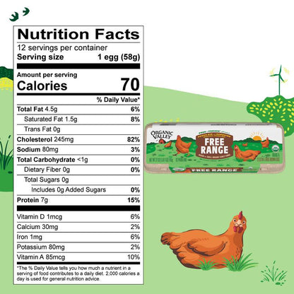 Organic Valley XL Brown Eggs - 12ct