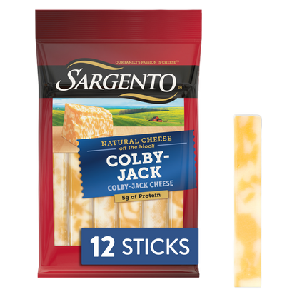 Sargento Colby-Jack Natural Cheese Snack Sticks - 12ct