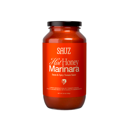 Sauz Hot Honey Marinara Pasta Sauce, 25oz.