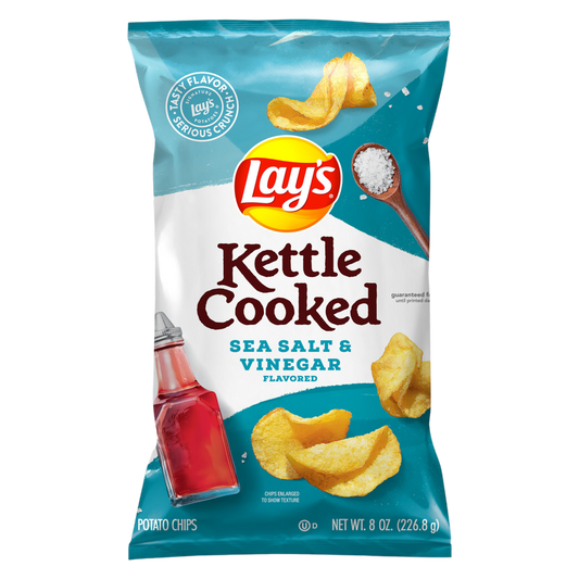 Lay's Kettle Cooked Sale & Vinegar Chips 8oz