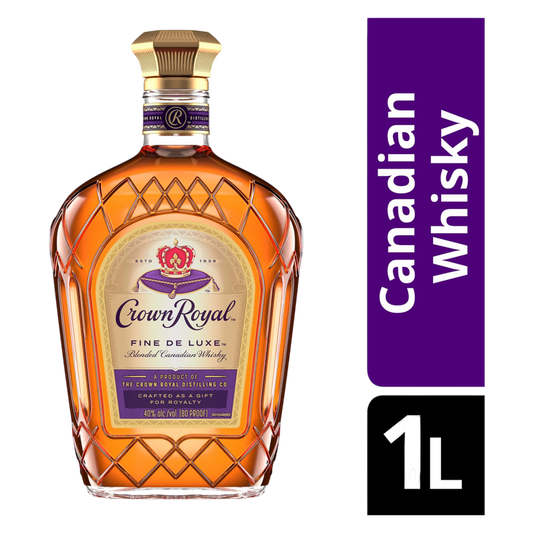 Crown Royal Canadian Whisky 1L (80 Proof)