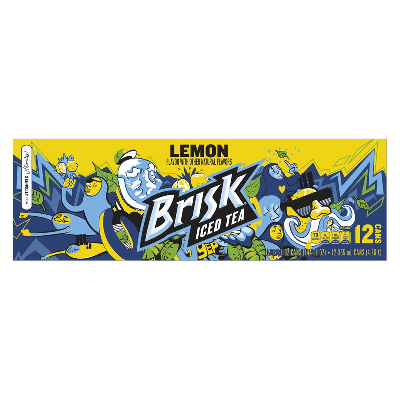 Brisk Iced Tea Lemon 12pk 12oz Btl