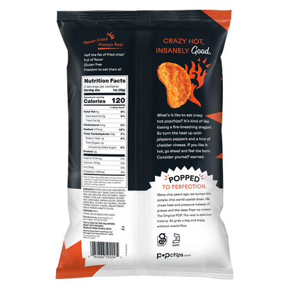 Popchips Crazy Hot Potato Chips 5oz