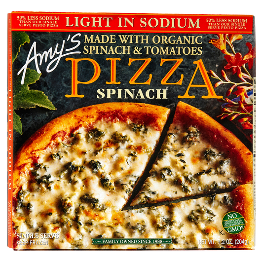 Amy's Spinach Medium Pizza 7.2oz