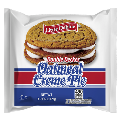 Little Debbie Double Decker Oatmeal Cream Pie 3.9oz