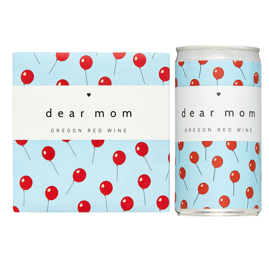 Dear Mom Oregon Red Wine 4pk 187 ml Can