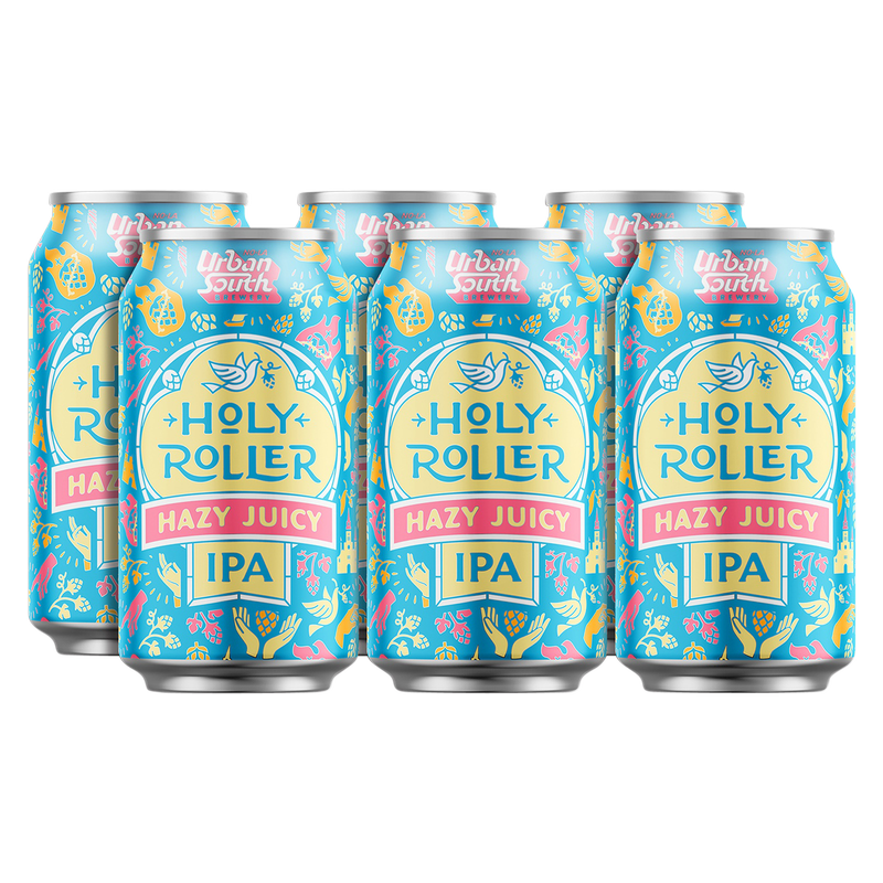 Urban South Holy Roller Hazy Juicy IPA 6pk 12oz Can 6.3% ABV