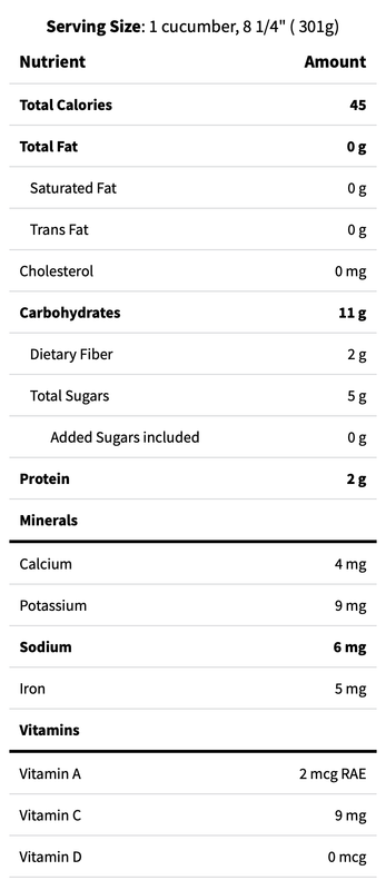 Organic Cucumber - 1ct