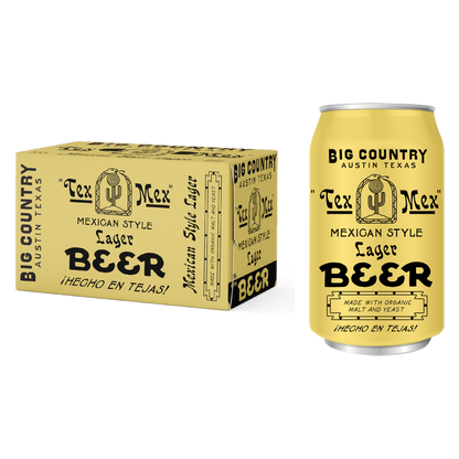 Big Country Organic Brewing Co. TexMex Lager 6pk 12oz Can 5.5% ABV