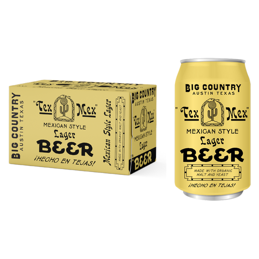 Big Country Organic Brewing Co. TexMex Lager 6pk 12oz Can 5.5% ABV