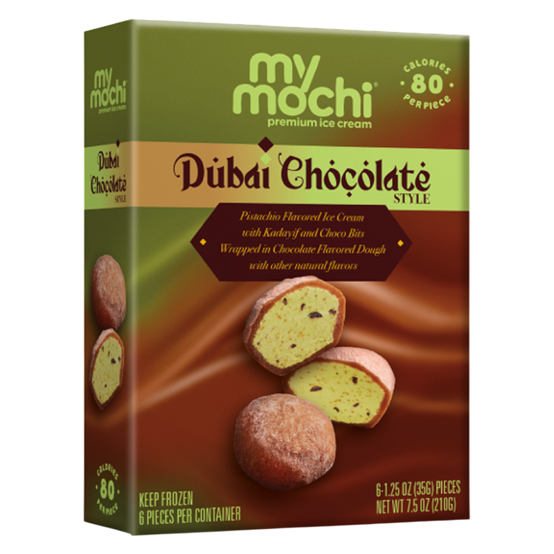 My/Mochi Ice Cream Dubai Chocolate 6ct
