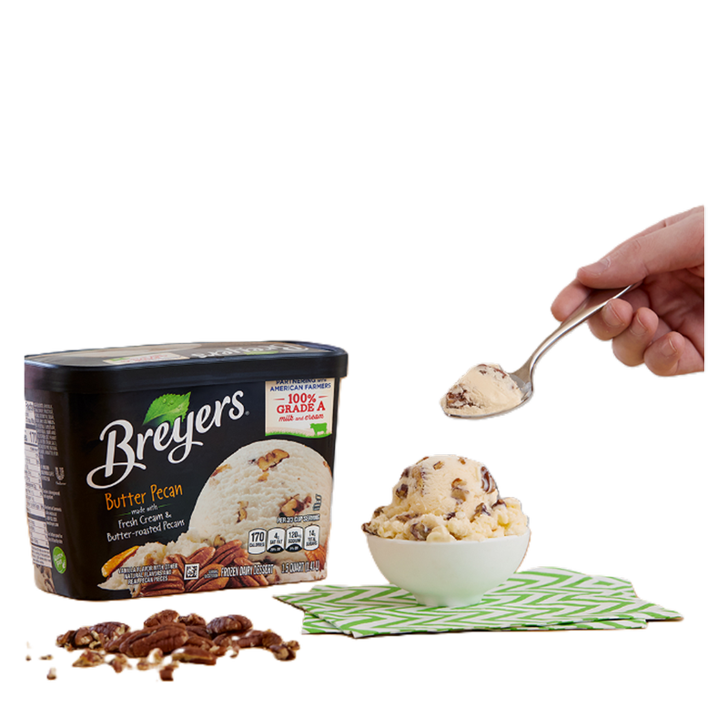 Breyers Butter Pecan Ice Cream 48oz