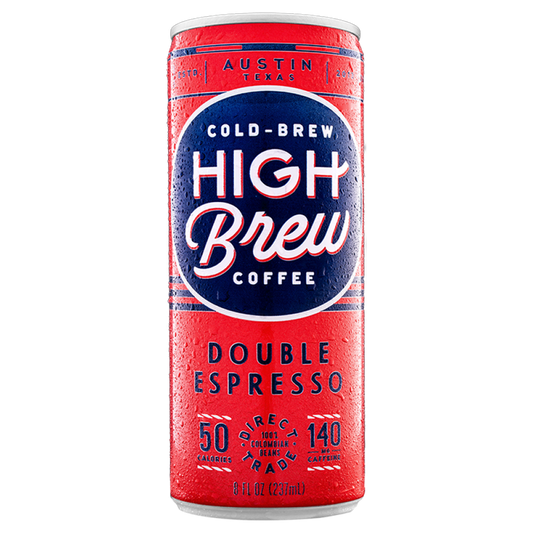 High Brew Coffee Double Espresso Cold Brew 8oz Can