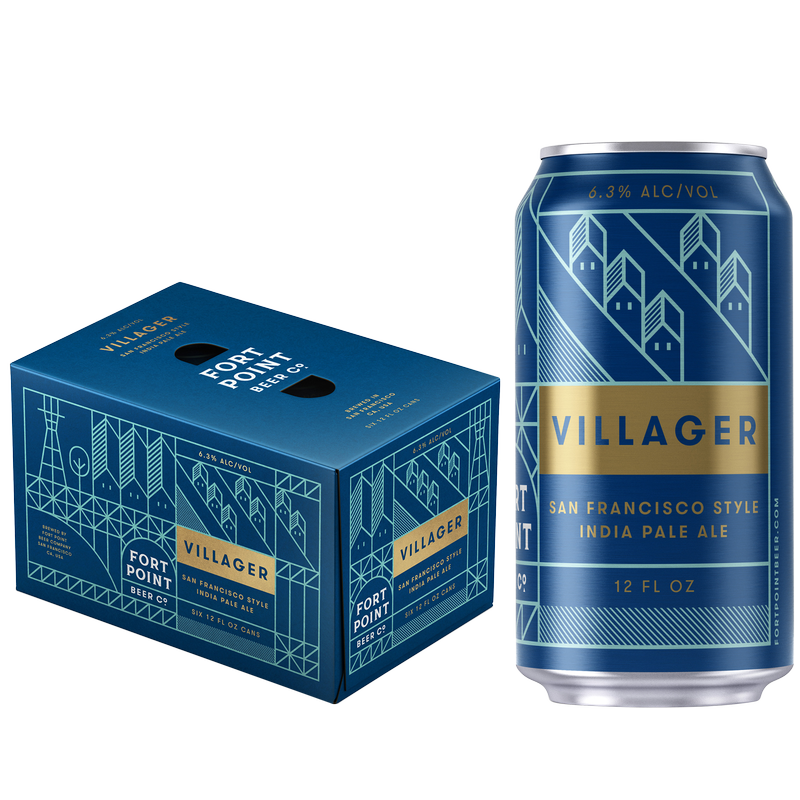 Fort Point Villager IPA 6pk 12oz Can