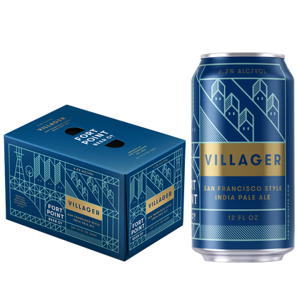 Fort Point Villager IPA 6pk 12oz Can