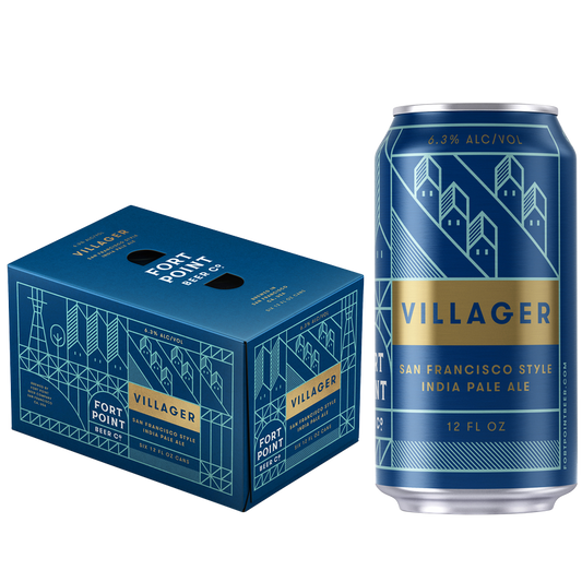 Fort Point Villager IPA 6pk 12oz Can