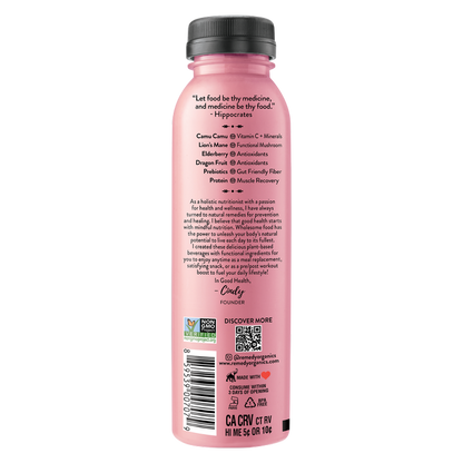 Remedy Organics Berry Immunity Protein Shake 12oz Btl
