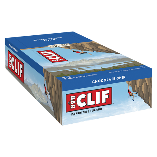 Clif Bar Chocolate Chip Energy Bar Case 12 ct